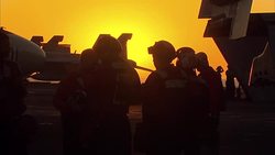 On Board The USS Eisenhower News Clip