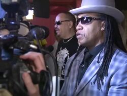 Melle Mel at The Art of Rap European Premiere at Hammersmith Apollo on July 19, 2012 in London, England (Footage by WireImage Video/Getty Images) Stock Footage