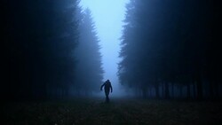 Drunk man walking Stock Footage