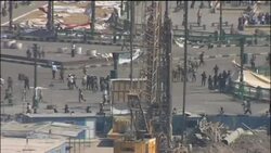 Police clear Cairo''s Tahrir Square of protesters News Clip