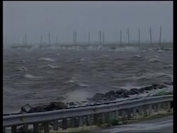 Flooding, high winds, preps for Hurricane Katrina News Clip