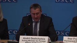 Acting Ukraine FM and Russian envoy to OSCE at odds on issue of observers Instructional Video