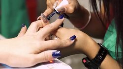 Nails Manicure Stock Footage