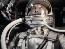 Astronaut Alan Shepard becomes the first American in space Stock Footage