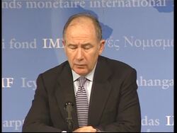 WRAP IMF chief on Argentina News Clip