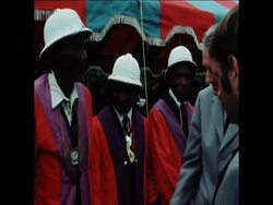 SYND 27 3 76  IAN SMITH OPENS NEW BRIDGE News Clip