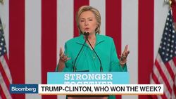 Trump vs Clinton, Who Won This Week? News Clip