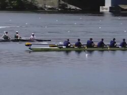 2015 Eastern Sprints Rowing Championships Worcester, MA Stock Footage