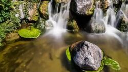 Waterfall Time Lapse (4k) Stock Footage
