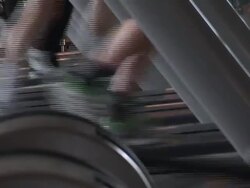 Anonymous Runners On Treadmills News Clip