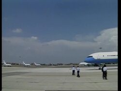 US Sec of State Powell arrives in Rome News Clip