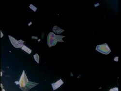 T/L CU colourful crystals grow to fill frame Stock Footage