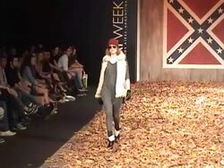 Models on the runway at Buenos Aires Fashion Week on February 23, 2011, in Buenos Aires, Argentina. (Footage by Meche Marmol/LatinContent/Getty Images) Stock Footage