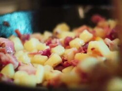 Traditional breakfast Stock Footage