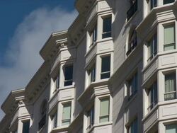 Top Sun Life Building Architecture Detail  Stock Footage