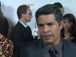 INTERVIEW: Esai Morales on the event at the The 25th Anniversary Genesis Awards Presented By The Humane Society Of The United States at Century City CA. (Footage by WireImage Video/GettyImages) Stock Footage