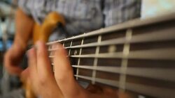 playing guitar Stock Footage