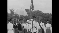 CAN562 KING TENGKU ABDUL RAHMAN OFFICIALLY OPENS THE MALAYSIAN PARLIAMENT IN KUALA LUMPUR News Clip