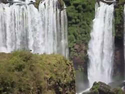 WS Cataratas do Iguacu Falls / Foz do Iguacu, Parana, Brazil Stock Footage