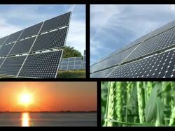 Solar Panel - Montage Stock Footage