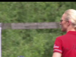 Zara Phillips in Dressage Arena - Musto Clothing News Clip