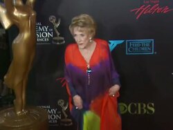 Jeanne Cooper at the 37th Annual Daytime Emmy Awards at Las Vegas NV. (Footage by WireImage Video/GettyImages) Stock Footage