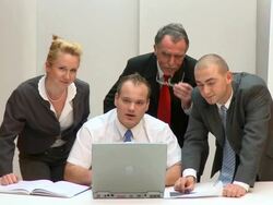 HD: Business Teamwork Stock Footage