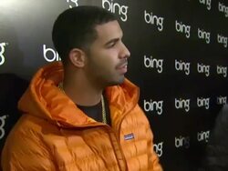 Drake at Bing Bar Sundance 2012 - Day 3 in Park City, Utah, on 1/21/2012 (Footage by WireImage Video/Getty Images Entertainment Video) Stock Footage