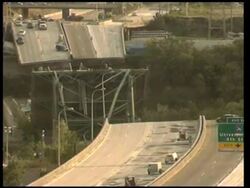 USA - Minneapolis Bridge Collapse News Clip