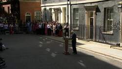 New PM Johnson speech outside Downing Street News Clip