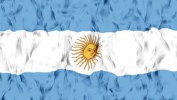 Argentina Flag Stock Footage