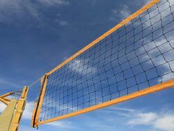 Beach Volleyball net hd1|hd8080p Stock Footage