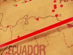 Animated Old World Travel Map Stock Footage