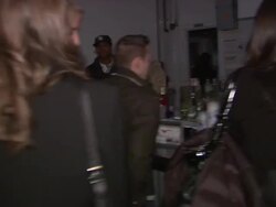 ATMOSPHERE: Party at Crest 3D White Presents Art Garde Designers at The Box at Lincoln Center on 02/09/2012 in New York, NY, United States Stock Footage