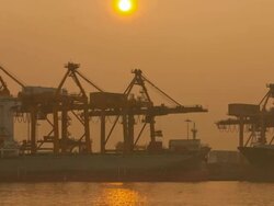 Container ship Stock Footage