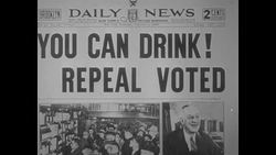 Vote to repeal Prohibition passes in 1933 News Clip