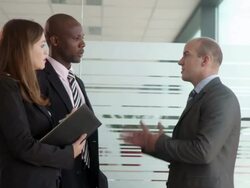 Business Partners Stock Footage