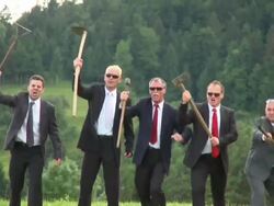 NTSC: Fighting Businessmen Stock Footage