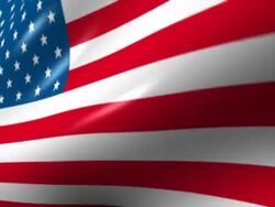 Animated American Flag Stock Footage
