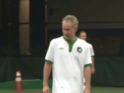 John McEnroe at the 2011 Tribeca Film Festival - NYFEST Stock Footage