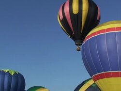 Hot Air balloons Stock Footage