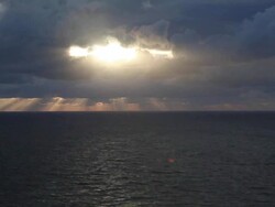 Fantastic sunset on the coast (timelapse) Stock Footage