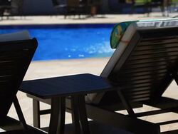 MS PAN Hotel swimming pool / Foz do Iguacu, Parana, Brazil Stock Footage