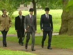 Prince William & Harry at Combined Cavalry Parade News Clip