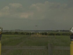 Gatwick Airport, Airbus A320 Taking off, England, United Kingdom Stock Footage