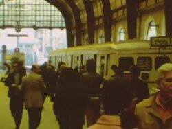 Piraeus station in Greece Stock Footage