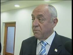 Israeli cabinet meet ahead of Olmert's trip to US, plus Iran comment News Clip