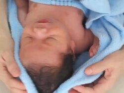 Baby care Stock Footage