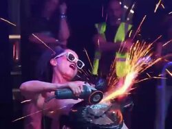 EXPLICIT CONTENT: Ruby Blues audition Stock Footage