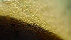 Beer bubbles Stock Footage